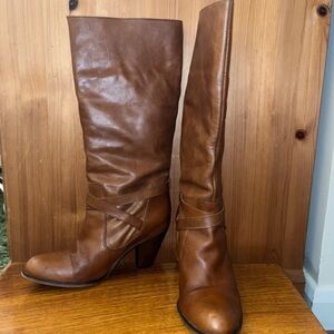 Chic Brown Heeled Boots